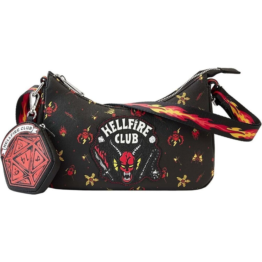 Stranger Things Hellfire Club Crossbody Bag Faux Leather Small Purse